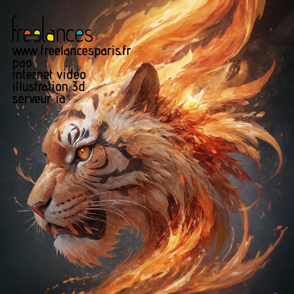 Pao mise en page internet vidéo illustration 3d serveur IA générative AI freelance paris studio de création magazines lu4rjyu0